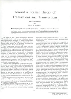 Toward a Formal Theory of Transactions and Transvections