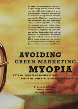 Avoiding Green Marketing Myopia